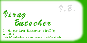 virag butscher business card